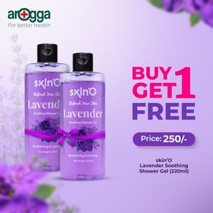 Buy 1 SkinO Lavender Soothing Shower Gel 220ml & Get 1 Free